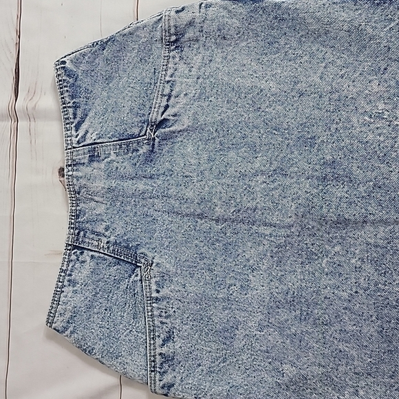 𝅺GITANO Express Acid Wash Denim Pencil Skirt - Vintage 80s/90s Vibes! - Picture 2 of 8